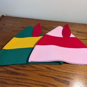 Hanna Anderson Pair of Holiday Elf Hats